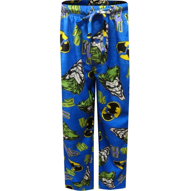 BATMAN The Joker JUSTICE League movie MEN'S New Fleece LOUNGE Sleep Pajama PANTS BATMAN The Joker JUSTICE League movie MEN'S New Fleece LOUNGE Sleep Pajama PANTS